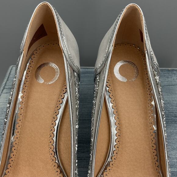 NEW Journee Collection Kalani Women’s High Heels Silver Size 7 - Picture 6 of 10